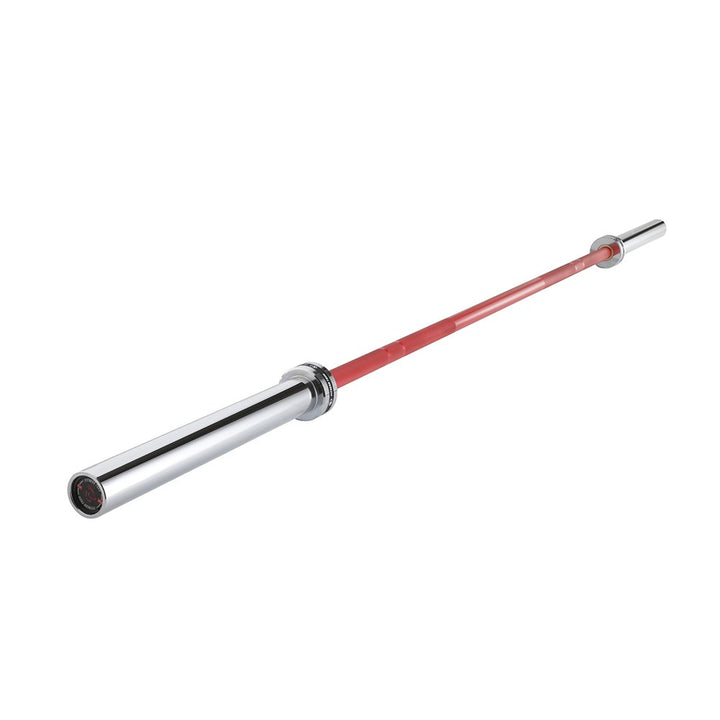 Gryf olimpijski 2,2M * 50MM 4 łożyska Czerwony 365kg