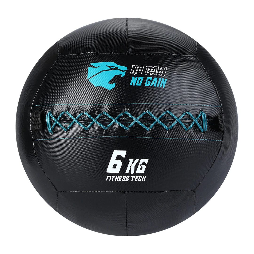 Zestaw 5 Wall Balls (3–14 kg) + Stojak
