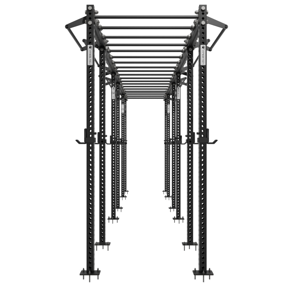 Rig Funcional Autoportante con Monkey Bars (6 Puestos) - Lateral