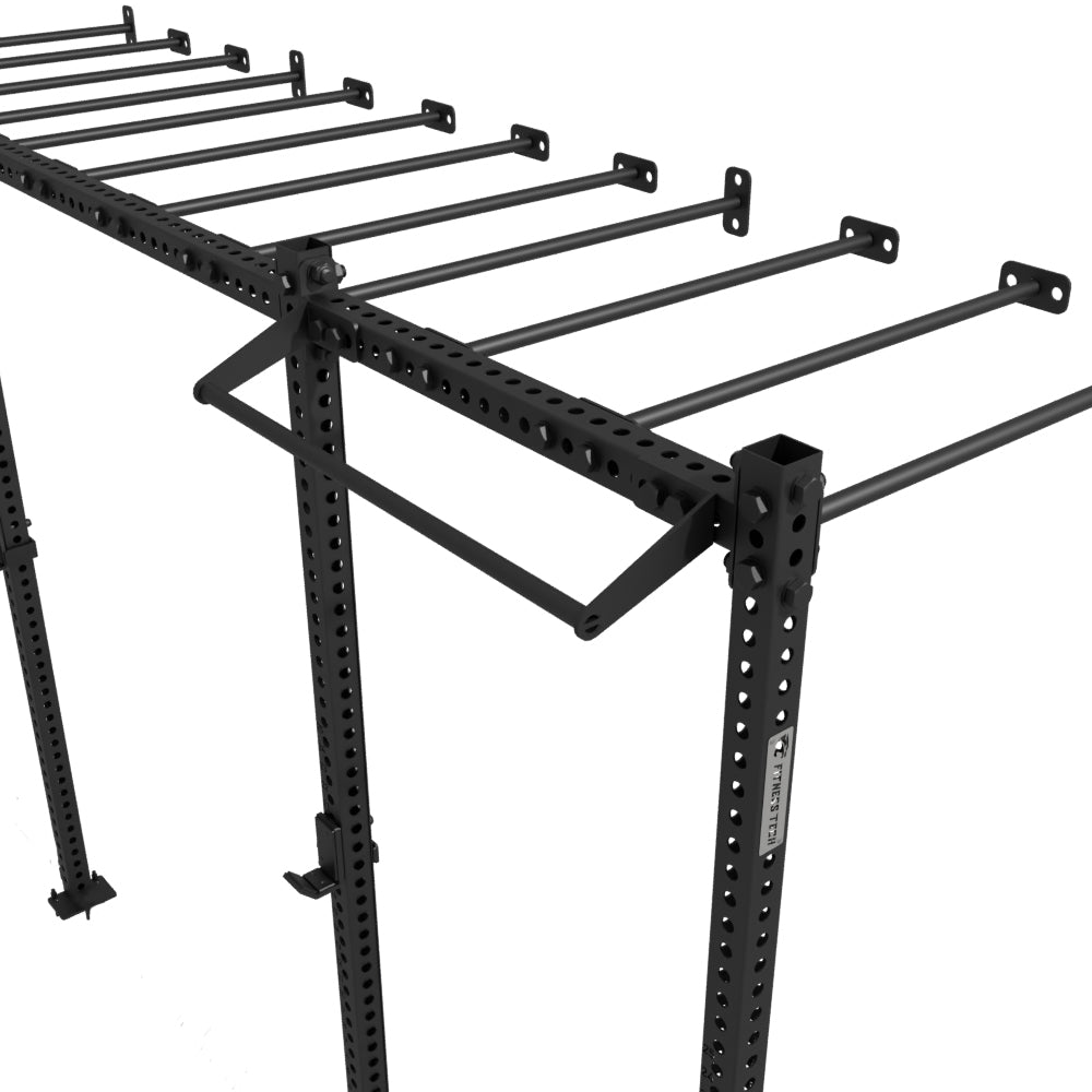 Rig Funcional de Pared con Monkey Bars - 2 Puestos (Detalle)