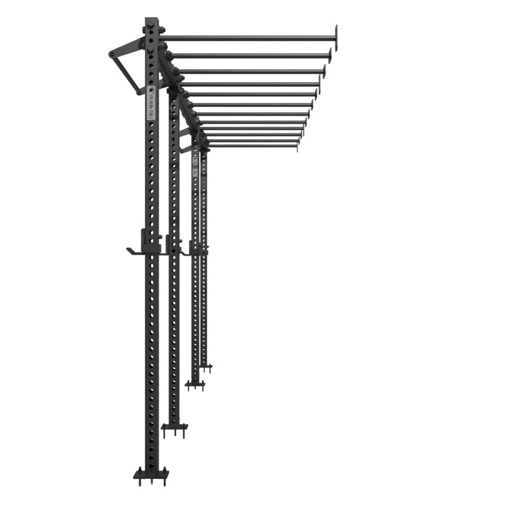 Rig Funcional de Pared con Monkey Bars - 2 Puestos (Lateral)