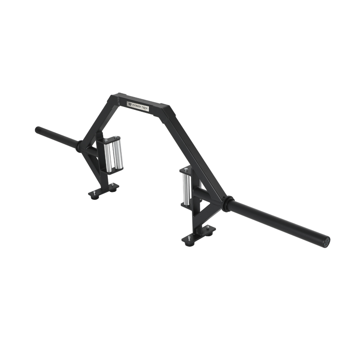 Barra Olímpica Hexagonal Abierta | Negro Mate 50mm (450kg) - Lateral