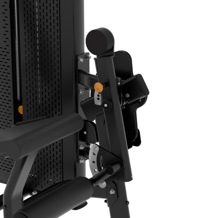 Máquina selectorizada | Extensión de cuádriceps brazo