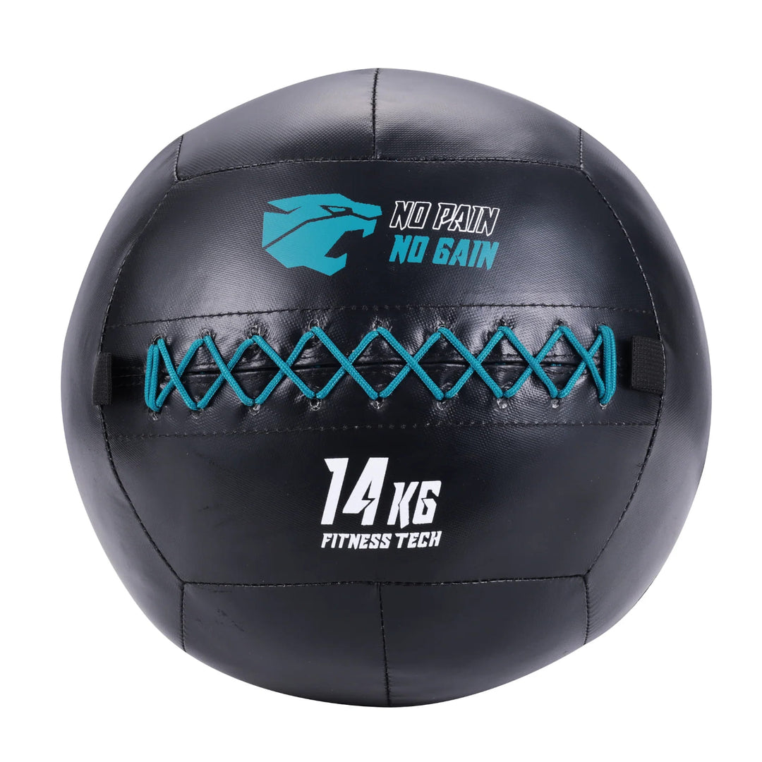 Zestaw 5 Wall Balls (3–14 kg) + Stojak