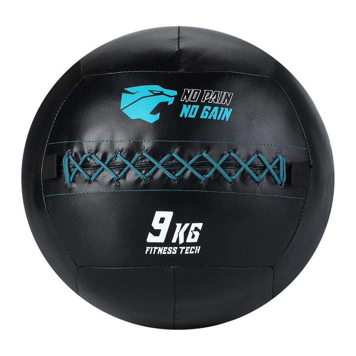 Zestaw 5 Wall Balls (3–14 kg) + Stojak