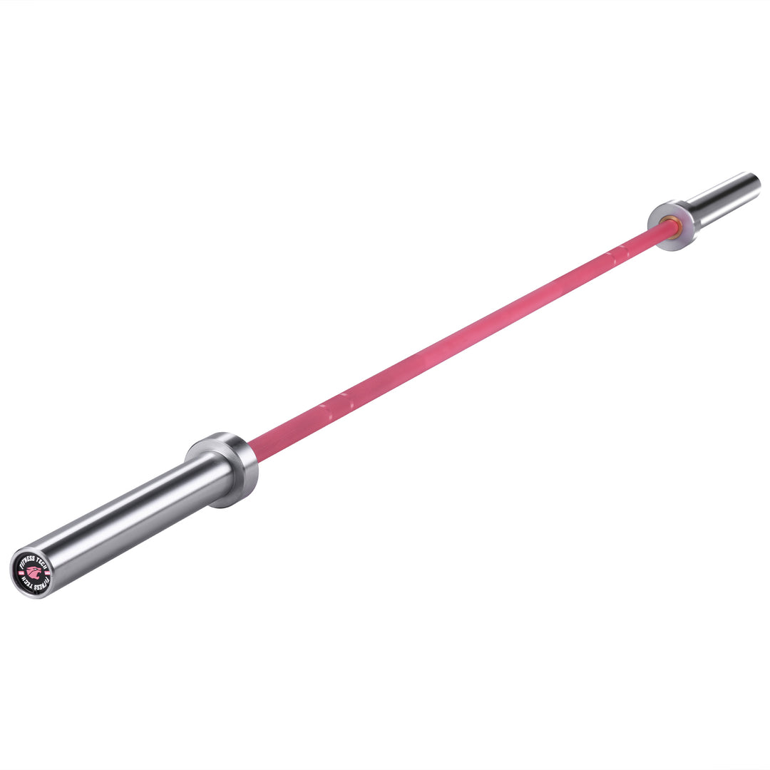 Barra Olímpica Rosa 2m * 50mm 4 rodamientos 340kg - Fitness Tech