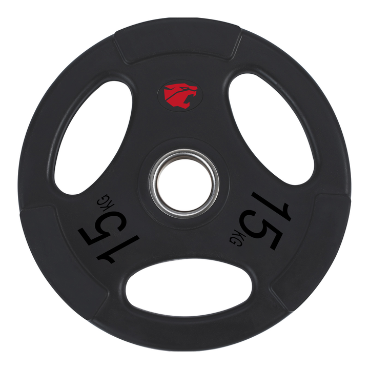 Zestaw krążków gumowych 105kg 3 uchwyty 50mm Professional
