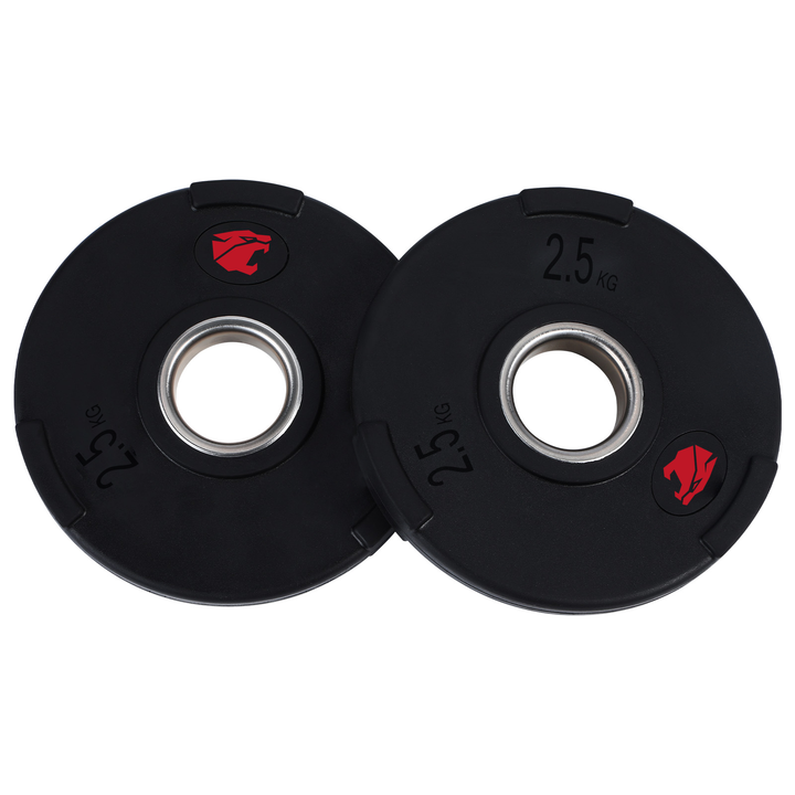 Zestaw krążków gumowych 105kg 3 uchwyty 50mm Professional