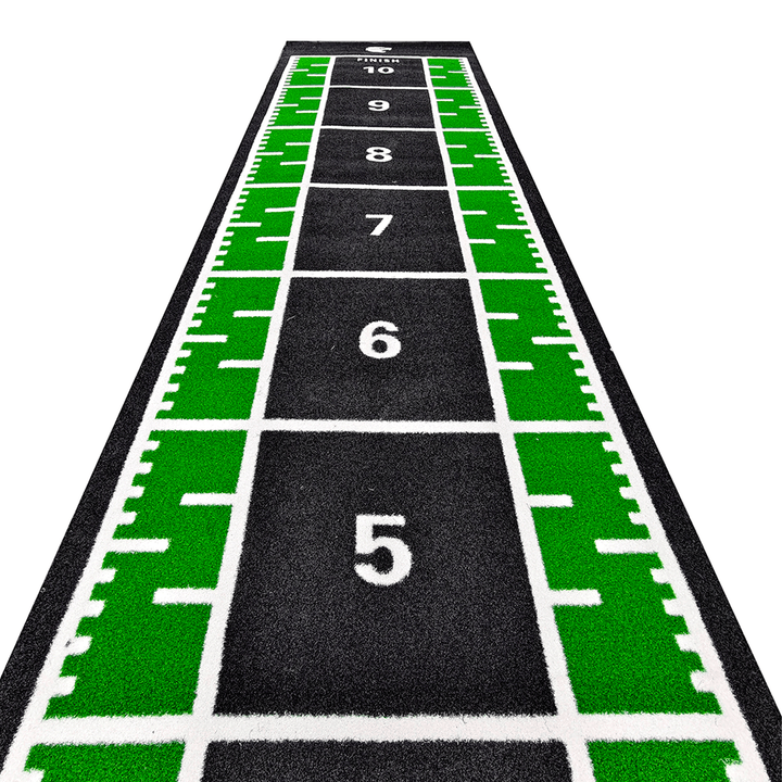 Pista de sprint de césped artificial