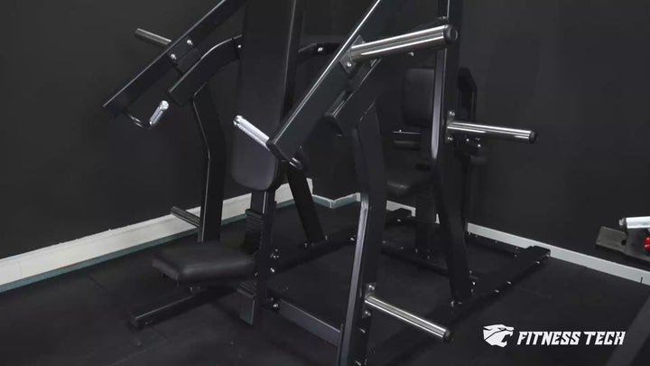 Dual lever machine / inclined chest press and isolateral lat pulldown