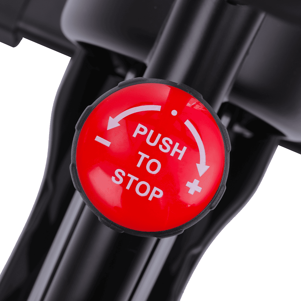 Rower stacjonarny Saman - biały i czarny