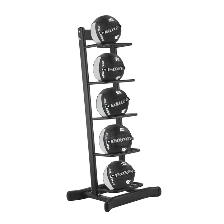 Set of 5 Wall Balls 3-10 kg with Rack