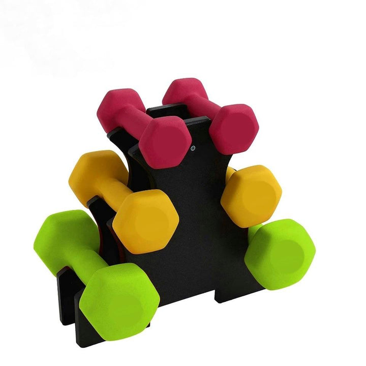 Soporte Mancuernas Neopreno 3 Pares